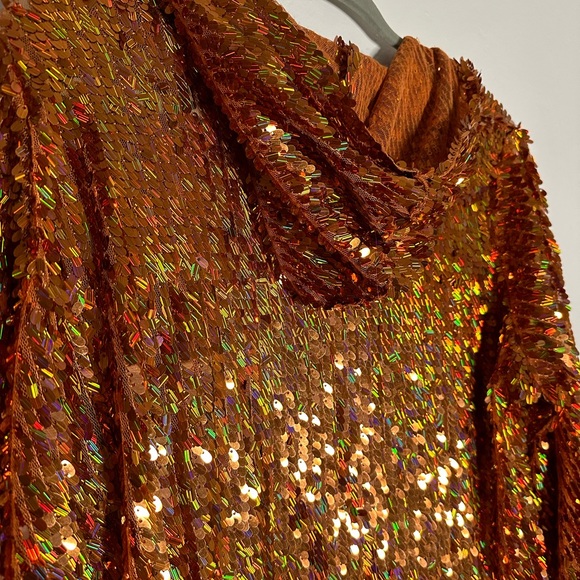 BGlittz Copper Sequin Duster - Picture 3 of 3